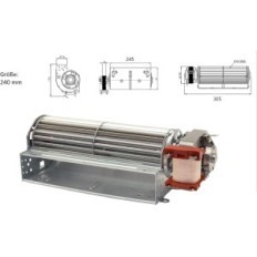 Used 230V radial fan for 180-300mm UZMAN