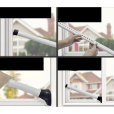 Door lock Adjustable anti-burglary door protection 2 pcs.