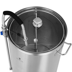 Cuve de brassage en acier inoxydable pour la production de bière 2500W LCD 60L