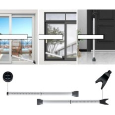 Door lock Adjustable anti-burglary door protection 2 pcs.