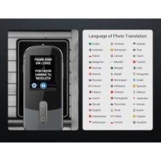 Used electronic translator offline W09 PRO 144 FOTO languages without WiFi gray