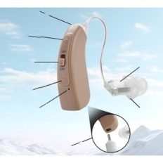 Použité WEIYI VHP-1704 Digitálne sluchové pomôcky s redukciou hluku