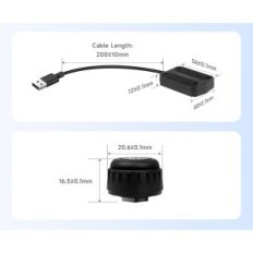 Spiediena sensors USB riepās TPMS atotozone AC-UTP1 Ūdensnecaurlaidīgs Android