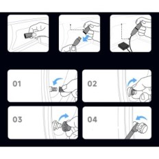 Snímač tlaku v USB pneumatik TPMS Atotozone AC-UTP1 vodotěsné pro Android