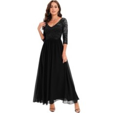 Abendkleid dresstells Long Chiffon auf Ball Hochzeit Brautjungfer Größe XXL
