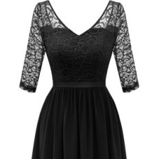 Robe de soirée Dresstells Long Mousseline de soie sur Ballon Mariage Demande d'honneur Taille XXL