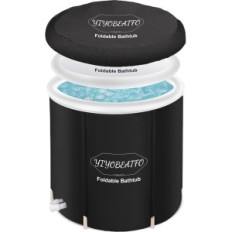 Neúplné / použité skládací vany ventilátor YiyObeatso 75x75cm s mobilním krytem pro sprchu