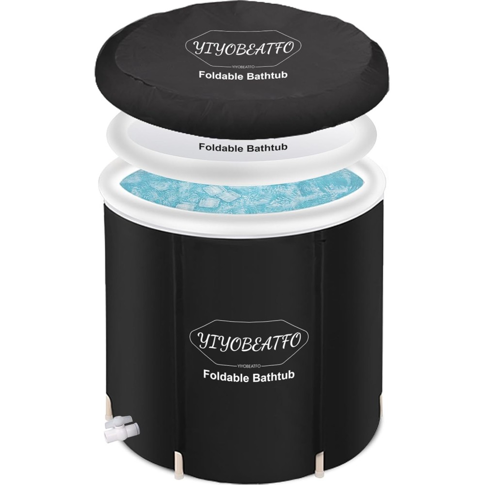 Ofullständig / begagnad vikning badkar Blåsare Yiyobeatso 75x75cm med mobilt skydd för dusch