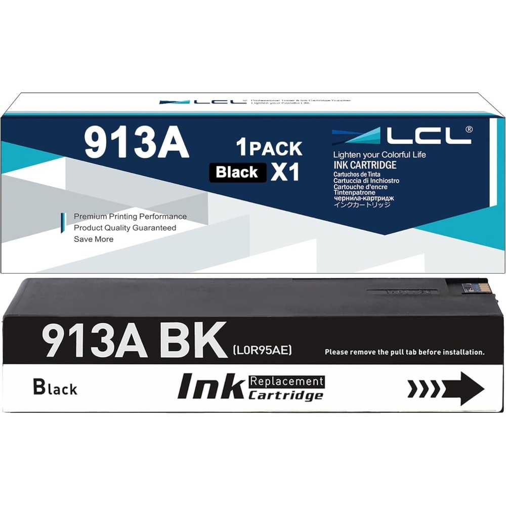 Atrament 913A BLACK XL pre HP Pagewide 352DW 377DW 452 477 552 577 LCL náhrada