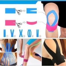 Kinesioloolic Elektriskās elektriskās vēlēšanas 50mmx5m Set 5 Krāsa