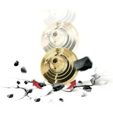 Base bajo la bandera para el interior de la posición de oro de pie hasta el mástil 2.3-3.3cm Exposición