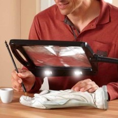 Gebruikte Maxi X5 Maxi Magnifier Fishtec Lens 22.5x18cm Elastische basis