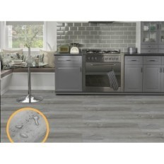 Pašlīmējošie vinila paneļi 40 gab. Nuflr 15x90cm ūdensizturīgs pelēks PVC