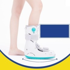 Medizinische orthopädische Stiefel aufblasbar auf Frakturgröße l