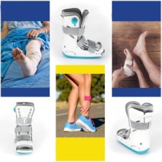 Medicinske ortopedske čizme na napuhavanje na veličini frakture l