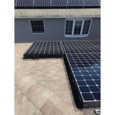 Ufuldstændig solpanel dækker min egernsbeskyttelse 8 "Rul 30m