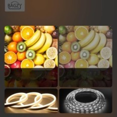 Neon usado 50 m bagzy 220v 8 w / m ip65 À prova d'água 120 LED / m