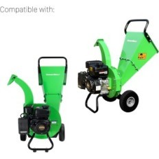 Tweedehands hout Shredder-mes Set 2x2-pc's. Tuinbladen