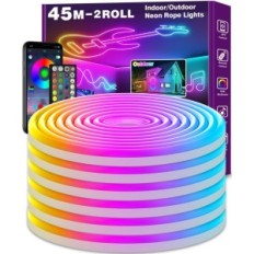 LED Neon 45M LetiAnpai RGB IP65 Control elástico al aire libre