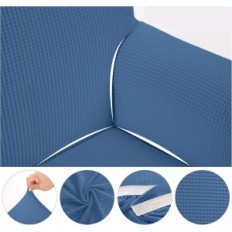 Coperchio del sedile a 2 letti per Sof Tianshu TS0051-11k Denim Blue