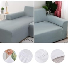 Skydd för hörnet soffa L Form Jaotto 2-styckig grå utställning