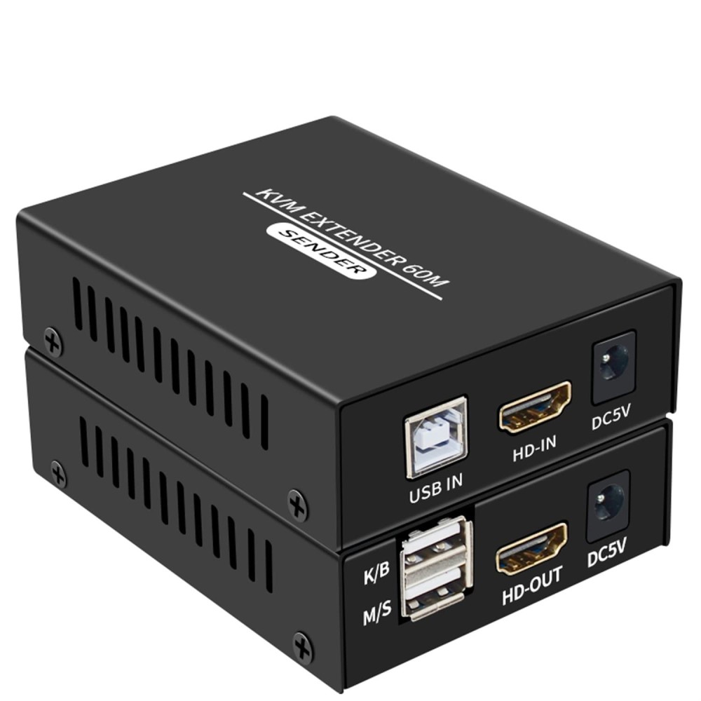 HDMI KVM Extender 60m CAT5E / CAT6 XYKJOBC 1080P USB Automatinis