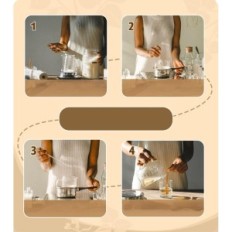 Sójový vosk pro přírodní svíčky Boyujjk 100% ekologicky šetrné bez příslušenství 4,4kg