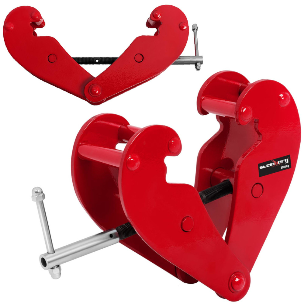 Strahlhalter Montageklemme Breite 90-310 mm 5000 kg 5t