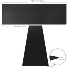 XXL CACOY 1800x600mm drabužių plovimo odos vandeniui atsparus juodas