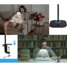 Neišsamame didintuve su lempomis Gaborish W624 12 × LED 3in1 stovo 5 režimai 10 lygių ryškumo paroda