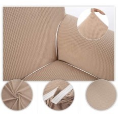 Canapé pour canapé 4 personnes + couverture élastique Tianshu