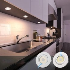 Verzonken LED-schijnwerpers Spot Plafond 6W IP44 3000K Set van 12 stuks Cloxsh С008