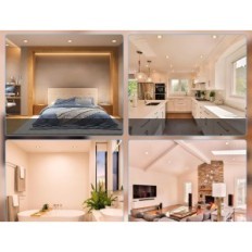 Faretti a LED da incasso a soffitto a soffitto Spot 6W IP44 3000K Set di 12 pezzi Cloxsh С008