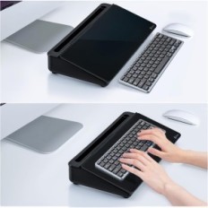 Sklo VarHomax Deskboard s černou výstavní organizátor