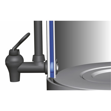 Brewer koffiemuur. Elektrische dubbele wand 15 L. - Hendi 211304