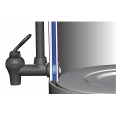 Brewer koffiemuur. Elektrische dubbele wand 15 L. - Hendi 211304