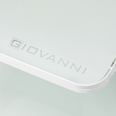 Giovanni miza H6701 v odtenkih bele — povečava površine