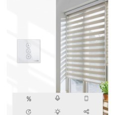 Used intelligent blind switch 80x80 mm Heuxgir CS01 Alexa / Google Set 4 pcs.