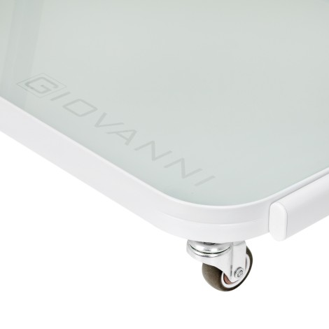 Giovanni miza H6701 v odtenkih bele — povečava površine