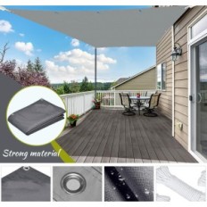 Kasutatud purri purje päikeseprillid päikeseprillid 4x5m veekindel ristkülikukujuline