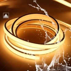 Použité COB PCING 10m 220V IP67 LED páska vodotěsné teplo bílá 3000k