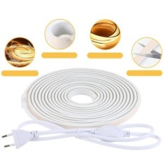 Used COB PCING 10M 220V IP67 LED tape Waterproof heat white 3000K