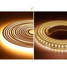 LED Tape Cob PCing 10m 220V IP67 Vanntett Heat 3000K Utstilling