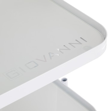 Table Giovanni H6702 blanche — gros plan surface