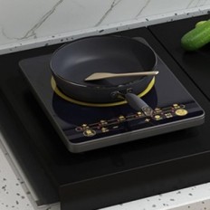 Cover for a stainless steel gas stove. Additional work space