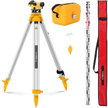 Optinis lygintuvas savarankiškai išlyginti su trikojiu ir pleistru - padidinimas 32x Wed. 38 mm