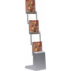 Opvouwbare stand op Flyer A4 Display Sales 5xa4 Expoblem voor brochures