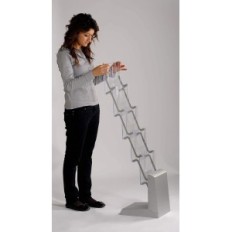 Opvouwbare stand op Flyer A4 Display Sales 5xa4 Expoblem voor brochures