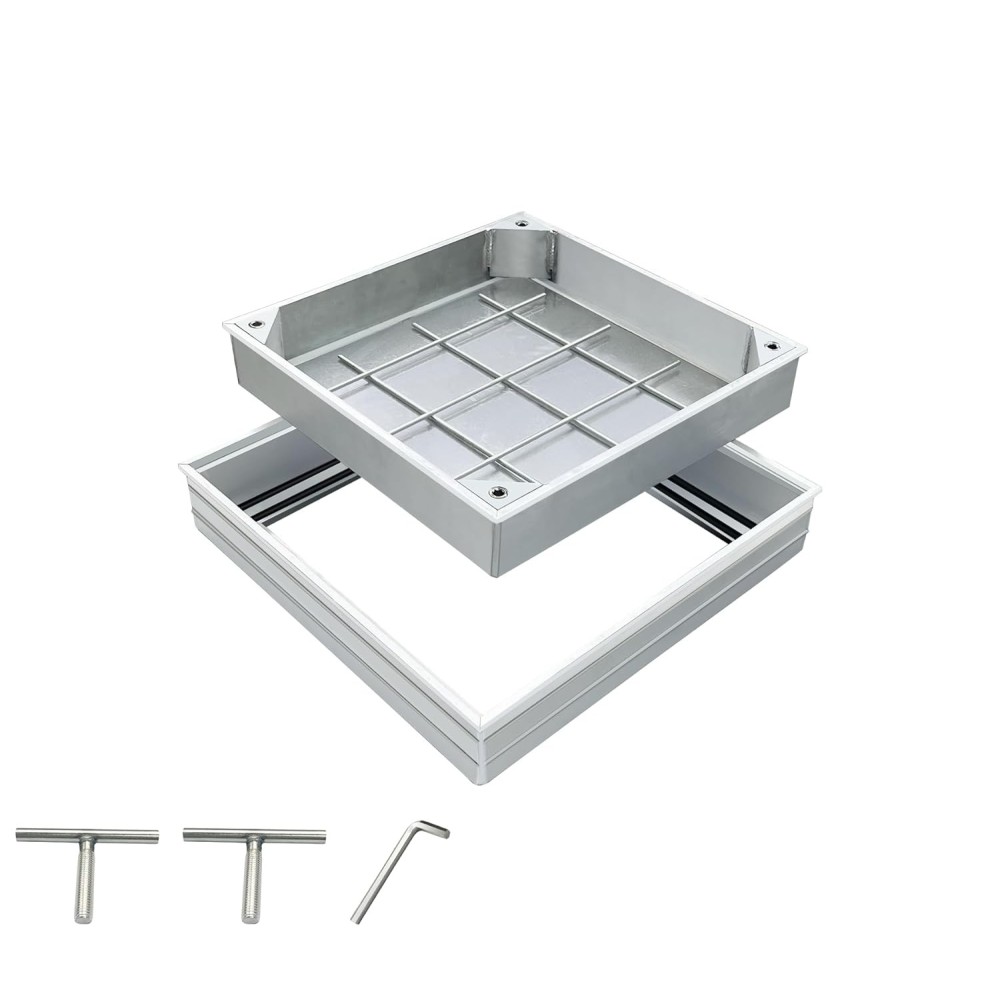 Kasutatud alumiiniumist luuk kate 300x300x55mm ODOTELE EN124 A15 Square