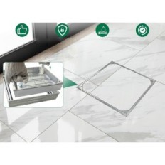 Μεταχειρισμένο κάλυμμα αλουμινίου 300x300x55mm Odotele en124 A15 τετραγωνικό